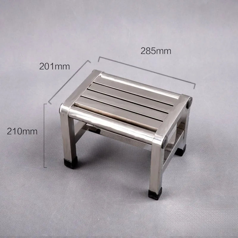 Simple Stainless Steel Stool Multi Functional Furniture Shoe Changing Stools Bath Footstool Portable Fishing Bench 걸상