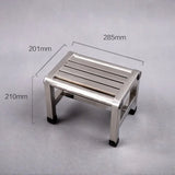 Simple Stainless Steel Stool Multi Functional Furniture Shoe Changing Stools Bath Footstool Portable Fishing Bench 걸상