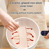 220V Multi Cookers Portable Electric Hot Pot 1.5L Household Non-stick Pan electric cooking pot for Ramen, Dumplings, Oatmeal