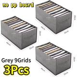 Closets Clothes Organizer Pants Jeans Storage Box Cabinet Drawer Organizer Underwear Socks T-Shirt Wardrobe Storage Organizers