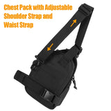 Concealed Carry Bag Tactical Crossbody Sling Backpack Shoulder Gun Holster Bag Chest Pack EDC Pouch Pistol Holster Bag Hunting