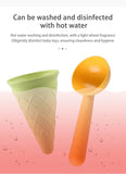 Children Play House Toy Beach Ice Cream Tube Digging Spoon Set Material of wheat straw  Ice Cream Cup Beach Toy