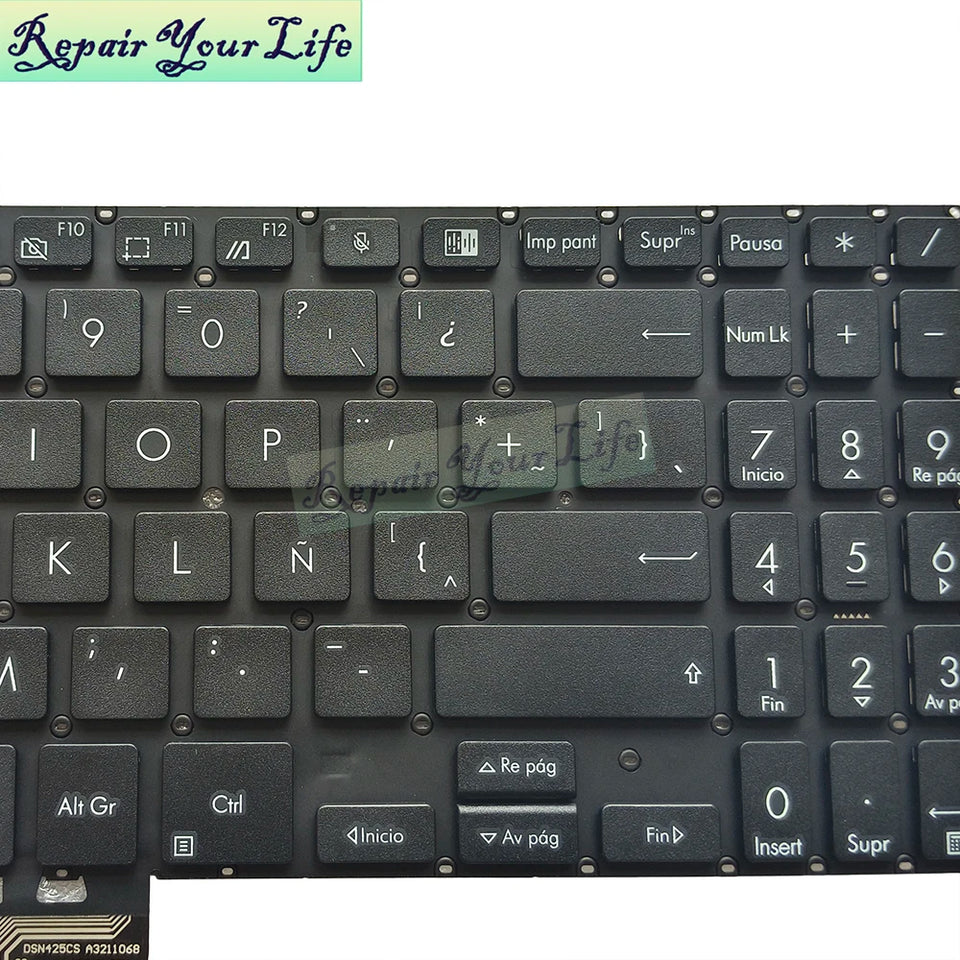 US UI Latin Backlight Keyboard For ASUS ExpertBook B1 B1500 B1500C P1450 P1450CBA BW450 PX555C B1500CEA 0KNX0-5622LA00 5123UI00