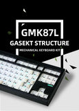 ZUOYA GMK87L Mechanical Keyboard KIT  Gasket Structure VIA /Qmk Programmable Hot-Swap Three Mode Wireless RGB Keyboard KIT