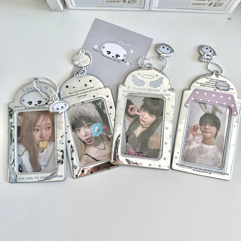 Idol Photocard Holder Photo Album pc holder kpop Protector Sleeves Keychain for Bag Poka Supplies Photo Decoration Cardholder