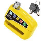 Bicycle Alarm Disc Brake Electric Lock Anti Theft Motorcycle Alarm Brake Rotor Padlock Waterproof Motorcycle Bike Accessories