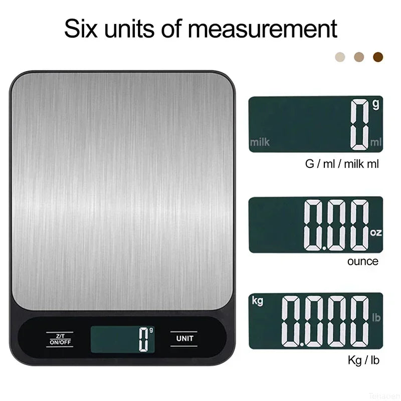 Digital Kitchen Scale Weight Electronic Scale Food Coffee Scales Smart Electronic Waterproof Digital Scale For Baking and Cook