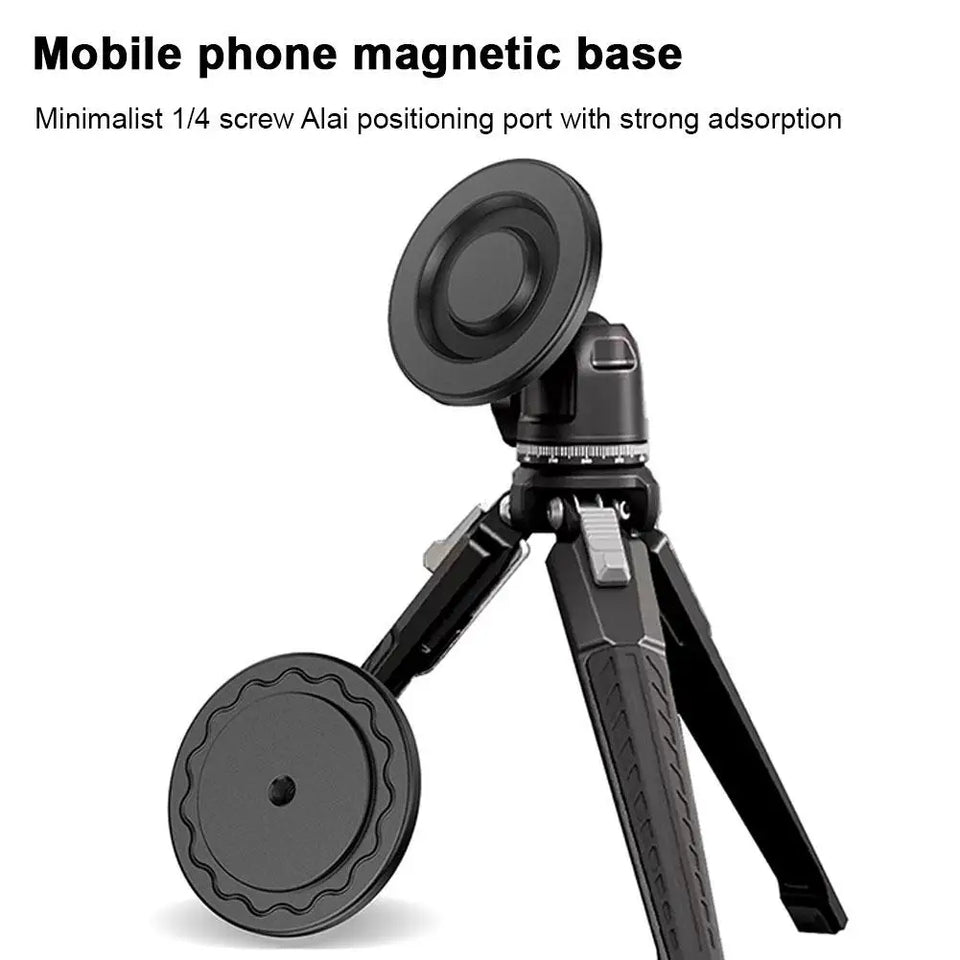 Cellphone Magnetic Base With 1/4 Screw Hole For MagSafe 13 14 15 Pro Phone Stand Magnet Car Phone Holder Accessories