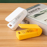 Heating Sealer Handheld Plastic Bag Sealing Clips Hand Press Preservation Bags Sealer 2-speed Adjustable for Camping Travel
