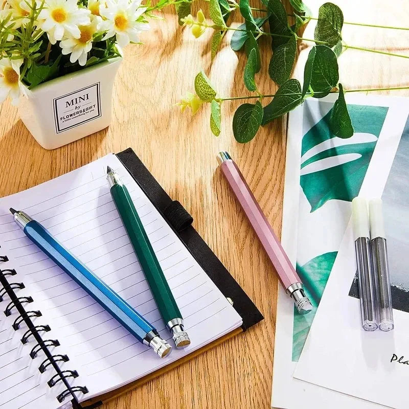 5.6mm Metal Automatic Pencil Lead Hand-drawn Writing Active Pencil Mechanical Drawing Pencil Refill 5.6 Colorful Pencil Leads