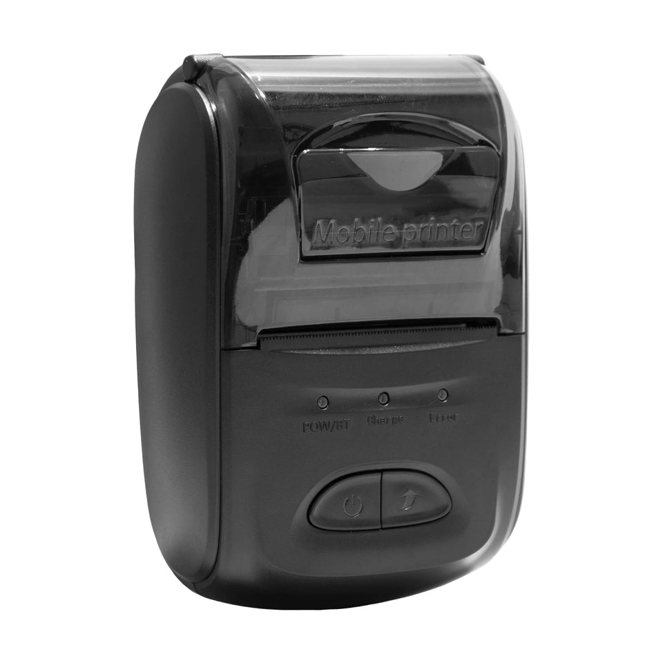 Receipt Printer Portable 58mm Mobile Thermal Printer Wireless BT Mini Bill Ticket Printing Printer with 1pcs Thermal Paper Rolls