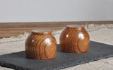 Home Wooden Craft Mini Tea Cup 50ml Coffee Mug