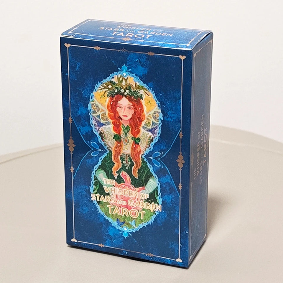 The Whisper of Stars and Garden Tarot Deck 10.3*6cm 78 Pcs Cartoon Tarot Cards Based on Rider Waite System
