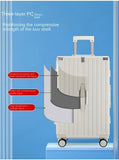 Large Capacity Suitcase 28" 32" Thickened Luggage USB Phone Stand Aluminum Frame Password Trolley Case Travel Wheeled Suitcases