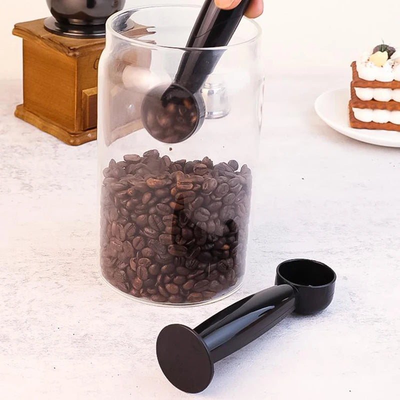 2 In 1 Coffee Spoon 7g Standard Measuring Spoon Dual-use Bean Scoop Powder Press Scoop Coffee Machine Accessories Kitchen Tools