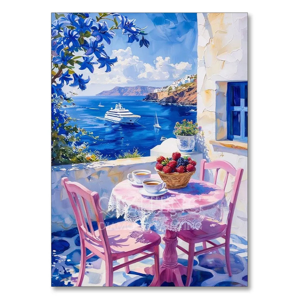Sea Sailboat 5D Diamond Painting Kit Seaside Scenery New Arrivals Mosaic Cross Stitch DIY Home Decor Gift for Adult Beginners