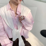 Korean Knitted Shawl Summer Air Conditioning Fake Collar Neck Guard Knit Thin Knotted Cape Shoulder Scarf For Women