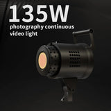 SH 115/135W LED COB Video Light Photography Lamp With Tripod Softbox Remote Control Video Light For Skit Video Photography