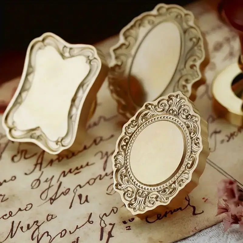new arrivals 3D Photo Frame Wax Seal Stamps Fine Embossed Stamp Brass Head for Greeting Cards Gift Notebooks and Envelopes
