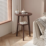 Modern Bedside Cabinets Coffee Table   Solid Wood Side Table Movable Living Room Small Coffee Table Home Furniture New