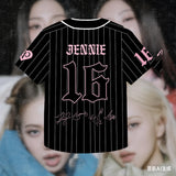 Y2K New Korean Girl Group Letter Printed Fan T-Shirt Concert Shirt Ins Fashion Trend Oversized Women's Casual Comfortable Top