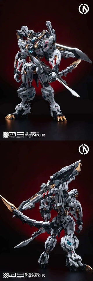 New In Stock IN ERA+ FNR-09 FENRIR Assembling Model Mecha Toys  Infinite Dimension RMD 1/72 PLASTIC MODEL KIT Wolf king
