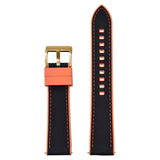 High Quality Hybrid Nylon FKM Watch Strap 20mm 22mm Quick Release Fluoro Rubber Nylon Watchbands For Each Brand Diving Watches