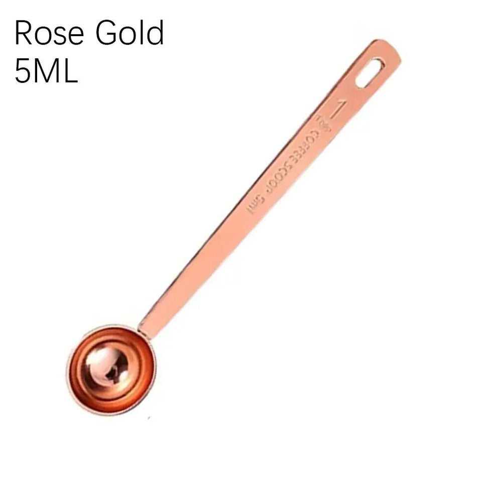 High-quality Stainless Steel Measuring Spoon Blending Thicken Coffee Scoop 5/10/15/20/30ML Powder Spoon Coffee