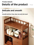Multifunctional Furniture with Drawers & Shelves, Kitchen Cupboard, Living Room Storage Organizer, Tea Table Cabinet