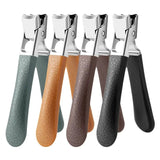 New Stainless Steel Nail Toenails Clippers Cutter With Anti-Splash Cover Sharp Trimmer Pedicure Care Professional Nail File