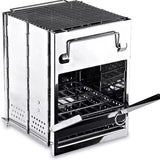 Stainless Steel Wood-burning Stove Lightweight Compact Camping Stove Portable Folding Wood Stove For Outdoor Camping Hiking