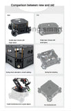 4 Dof Robotic Arm with 4WD Car Omni Wheel Obstacle Avoidance Motor Servo RC Car for Arduino Robot DIY Kit Ps2 Programmable Robot