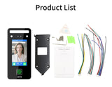 AI-Powered Biometric Fingerprint and Face Recognition 4.3in Turnstile Card Reader for Time Attendance and Access Control