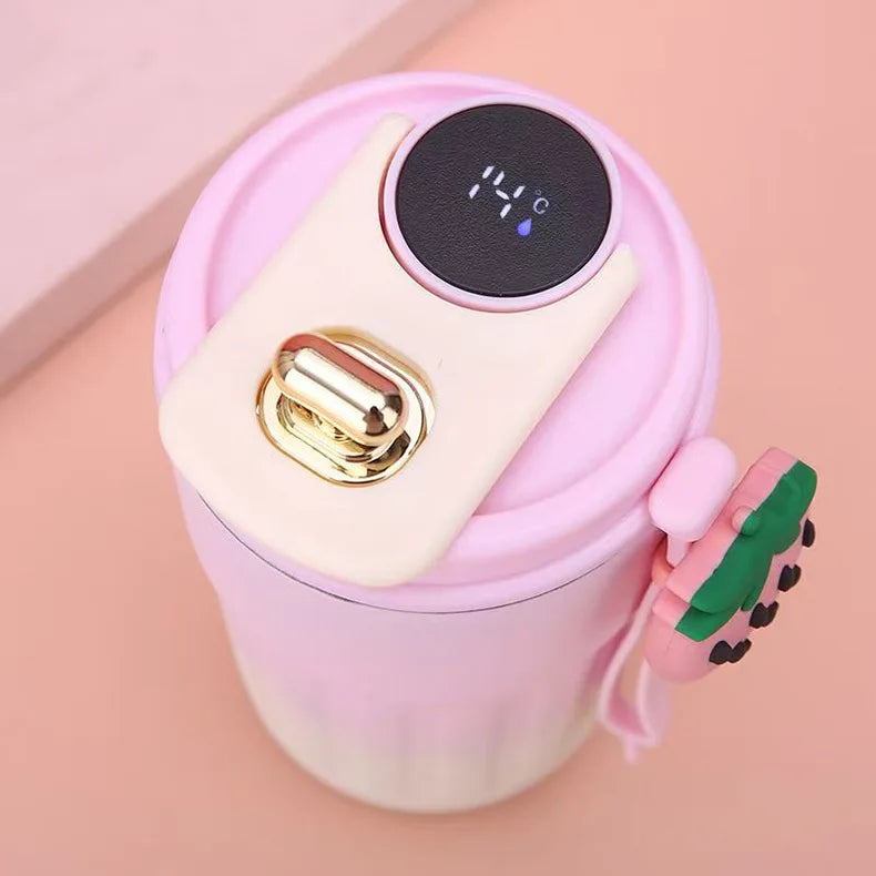 Smart Temp Display Stainless Steel Tumbler Thermal Mug Vacuum Insulated Coffee Cup Travel Thermos Cups Hot Water Bottle for Tea