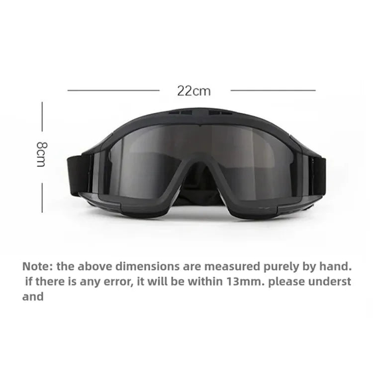 Explosion Proof Shooting Tactical Goggles Anti-impact CS War Game Airsoft Paintball Hunting Mounteering Goggles Glasses