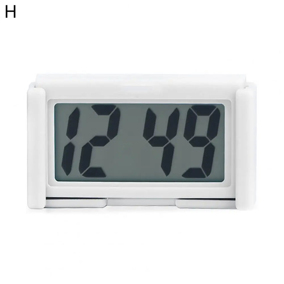 Electronic Clock Car Dashboard Student Exam Study Mini LCD Display Large Screen Table Desk Digital Clock Home