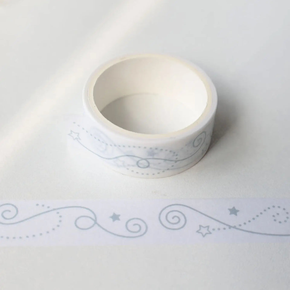 1.5cm x 3m Korean Sweet Cool Washi Tape Star Glasses Leopard Print Polka Dot DIY Journal Collage Decorative Tape Roll