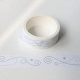 1.5cm x 3m Korean Sweet Cool Washi Tape Star Glasses Leopard Print Polka Dot DIY Journal Collage Decorative Tape Roll