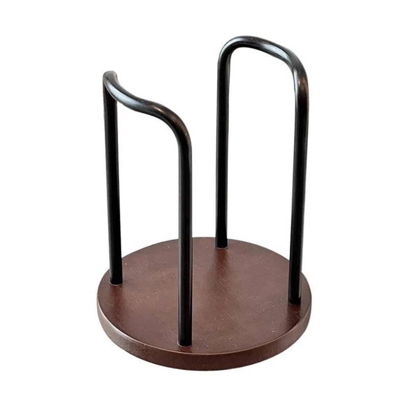 Shelf Tea Mug Organizer Kitchen Office Accessory Wooden Paper Cup Holder For Disposable Cups Desktop Coffee Table Storage