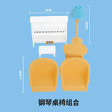 miniature items dollhouse furniture accessories living room bedroom supermarket shopping games family interaction doll kids toys