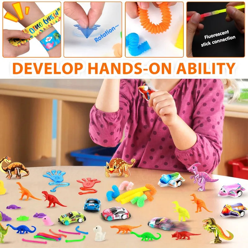 350Pcs Kids Party Favor Set Fun Birthday Wedding Carnival Christmas Gifts Pack for Kindergarten Prizes Guest Toy Collection