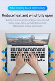 Jomaa RGB Gaming Laptop Stand Air Cooler Notebook Stand Holder with 6 fans Cooling Fan Base Suit for 12-17 inch Laptop