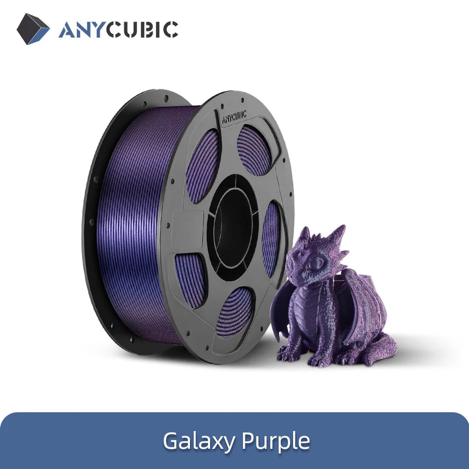 ANYCUBIC PLA Galaxy Filament Starry Effcet 3D Printer Filament Dynamic Colors PLA FDM Kobra 3 combo S1 Combo Printing Filament