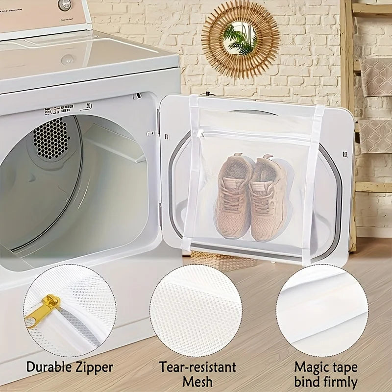 Bag Sneaker Washing Machine Bag Mesh Washing Bag,Portable Laundry Dryering Net Bags for Shoes,Dryer Door Shoe Net Bags