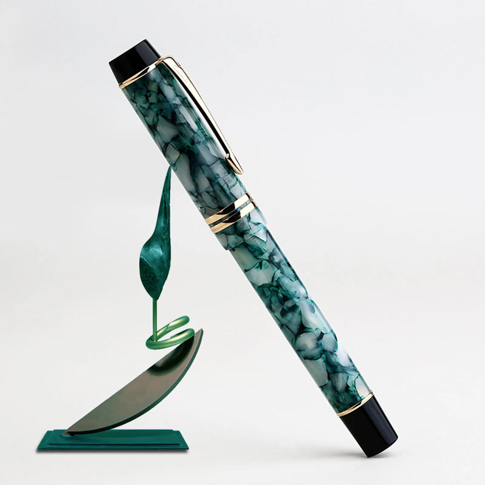 Majohn M600S Celluloid Fountain Pen F Nib with Converter Quality Fashion Office Business Writing Gift Pen Stationery Supplyn