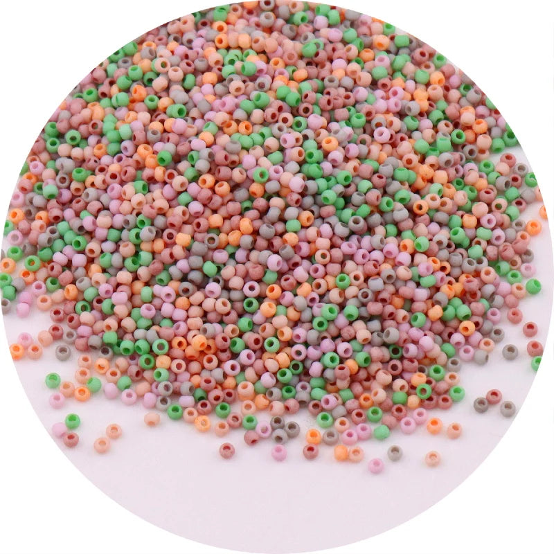 Golden 15/0 Japanese Seedbeads 1.5mm Uniform Metallic Bronze Round Spacer Glass Beads For DIY Jewelry Making Garments Accessory