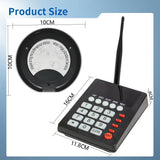 Ycall Hot Sale Wireless Restaurant Waiter Coaster Paging System 1 Keyboard 10 Vibration Pager 1 Charger Calling Service Buzzer