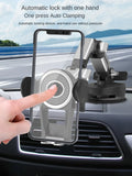 Heavy Duty Phone Mount for Car Windshield Dashboard Long Arm Suction Cup Phone Stand Holder 4.7-6.8inch Smartphone GPS Mount
