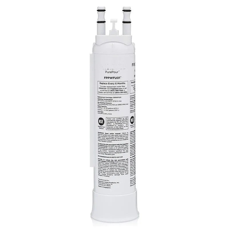 Frigidaire FPPWFU01 PurePour™ PWF-1™ Refrigerator Water Filter Replacement | Set of 3