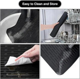 Silicone Stove Top Cover Mat, Heat Resistant Electric Glass Cooktop Protector, Extra Large Dish Drying Mat for Kitchen RV